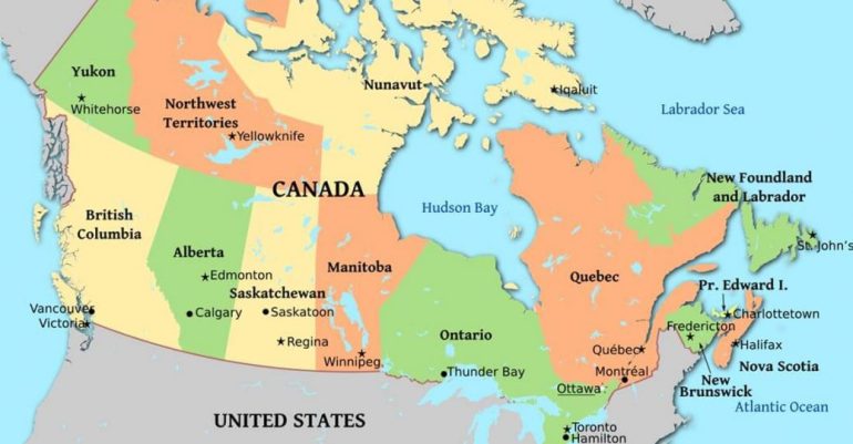 Canada map