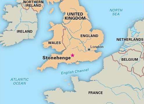 Stonehenge map