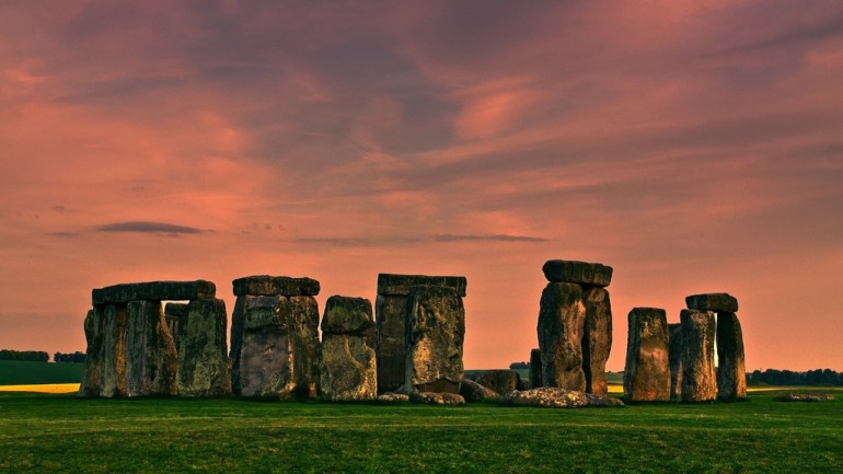 Stonehenge sunset
