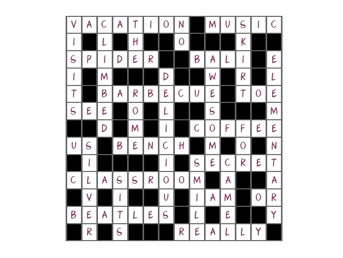 Unit 14 Crossword answer