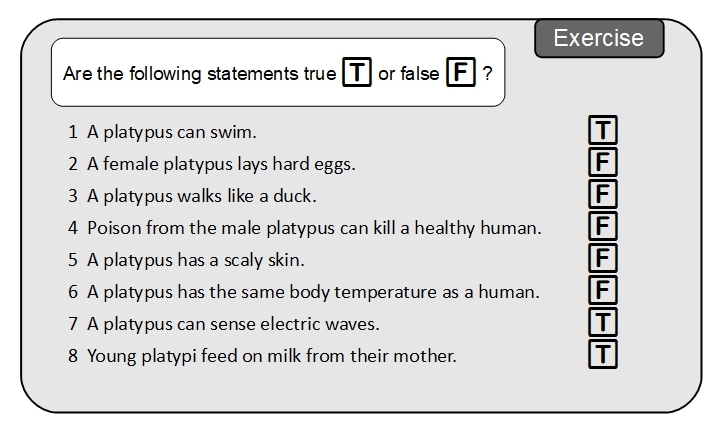 Unit 4 Exercise answers