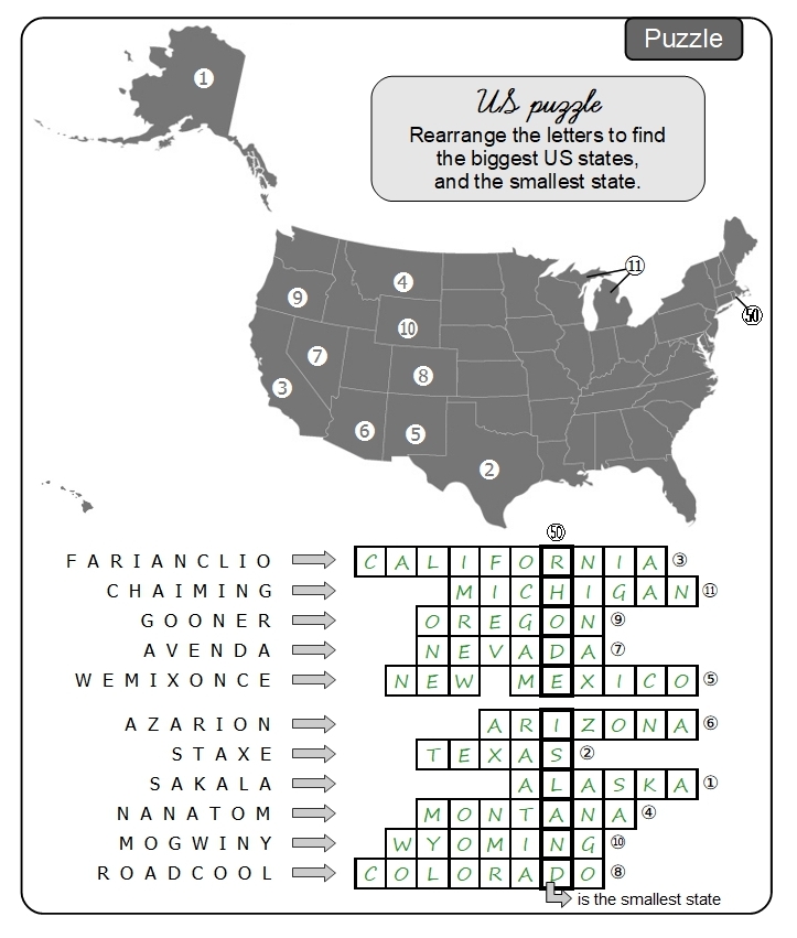 Unit 11 Puzzle answer
