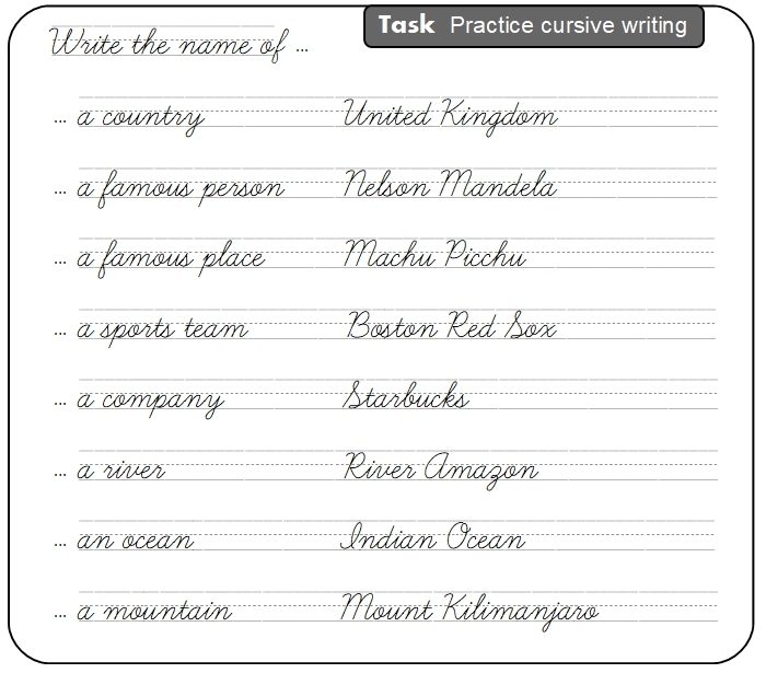 Unit 11 Task sample answers