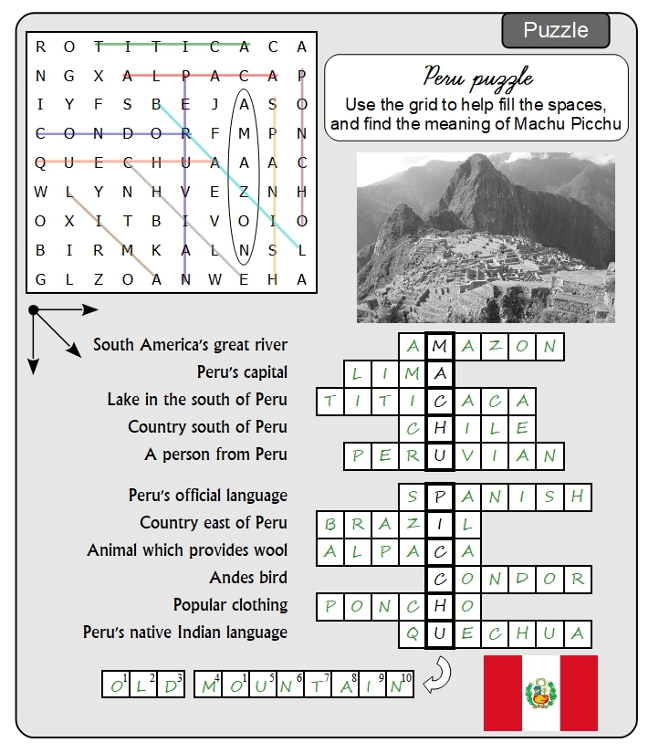 Unit 17 Puzzle answer