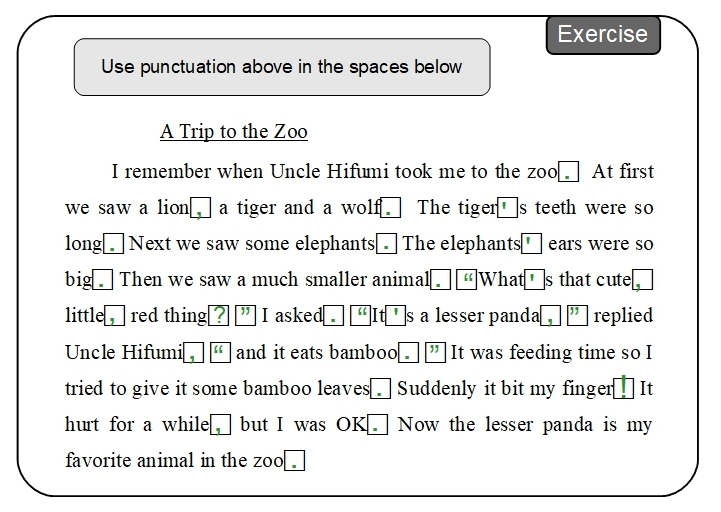 Unit 6 Exercise answer