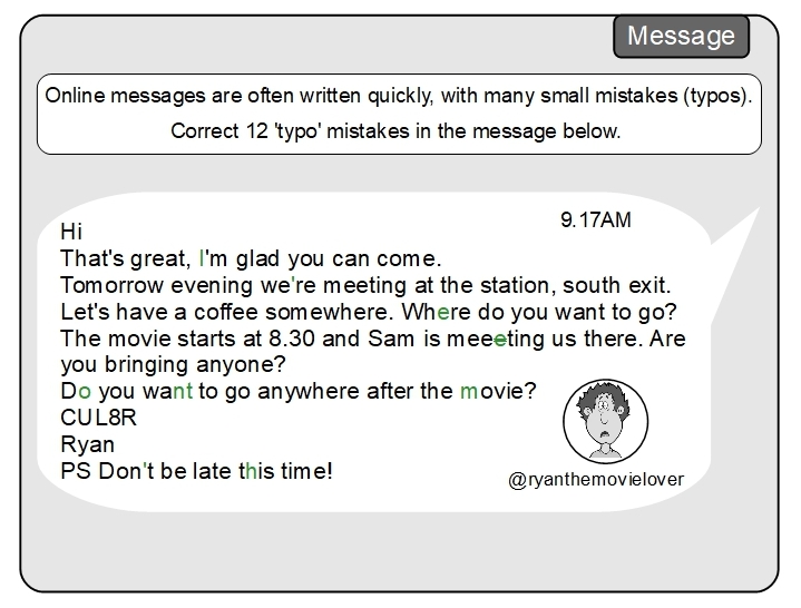 Unit 8 Message answer