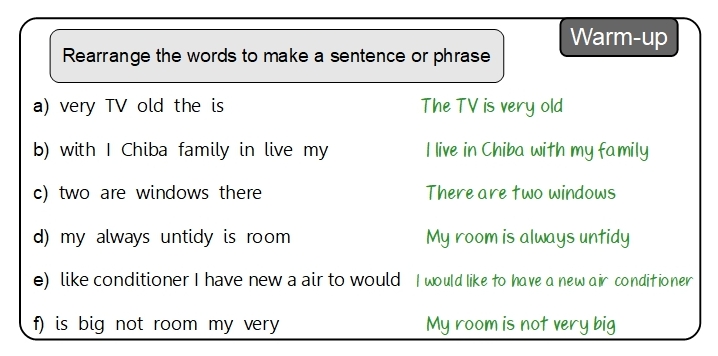 Unit 10 Warm-up answer