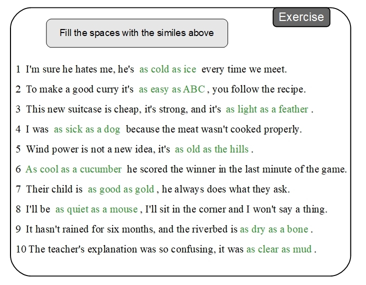 Unit 16 Exercise sample answer