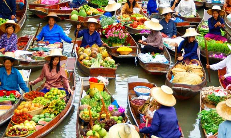 Floating Market, Bangkok, Thailand