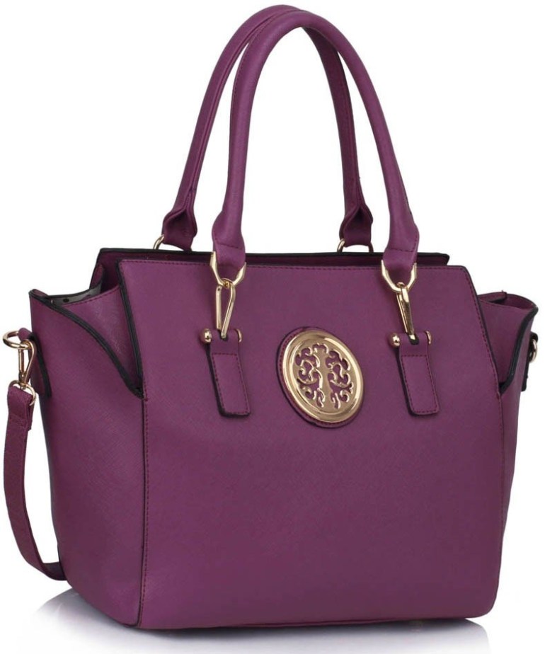 Purple handbag
