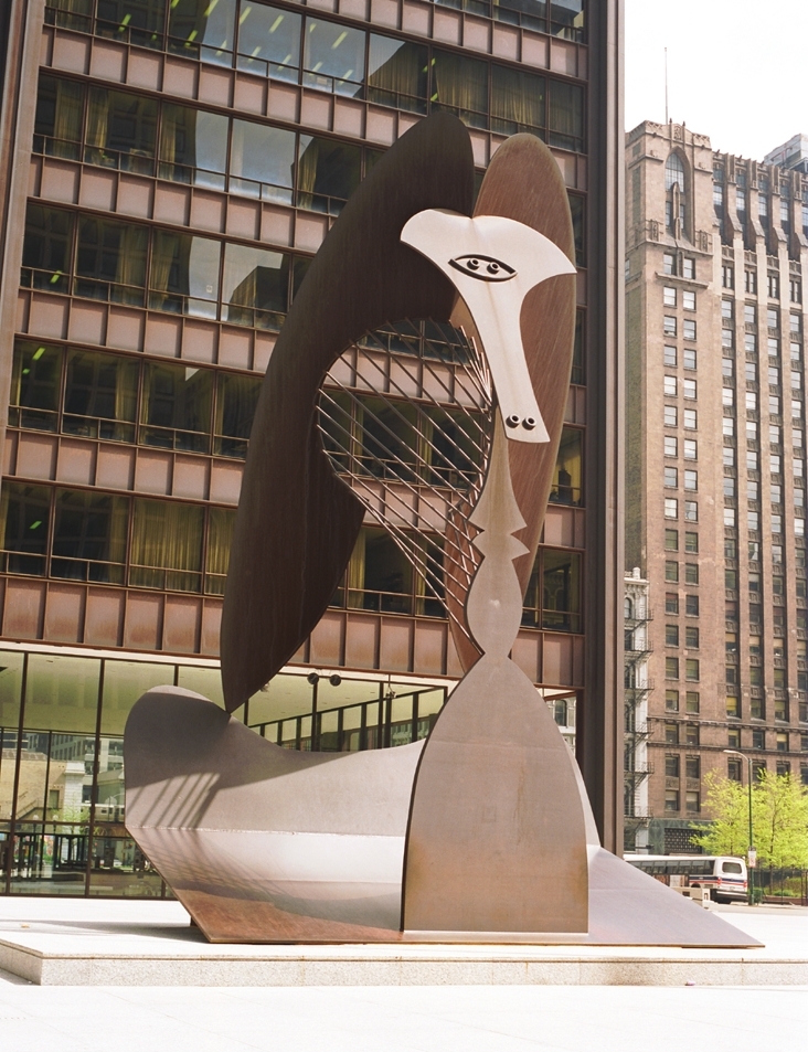 Sculpture by Picasso, 1967, Chicago