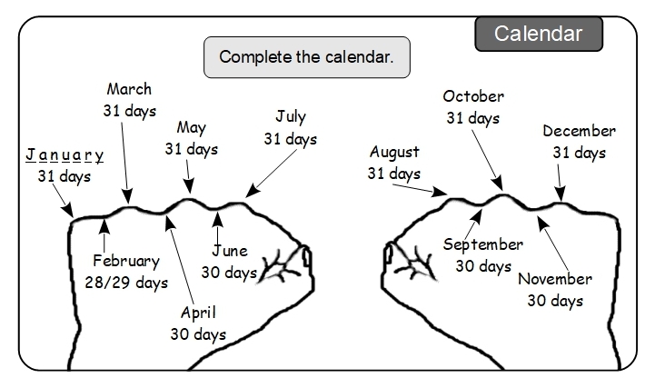 Unit 1 Calendar answer