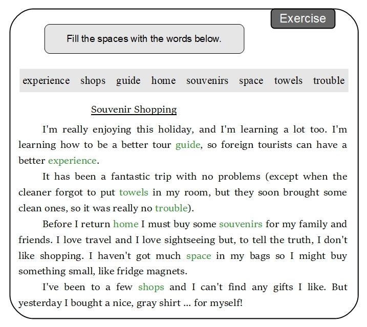 Unit 12 Exercise answer