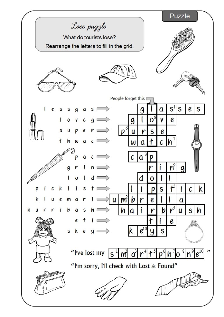 Unit 13 Lose puzzle answer
