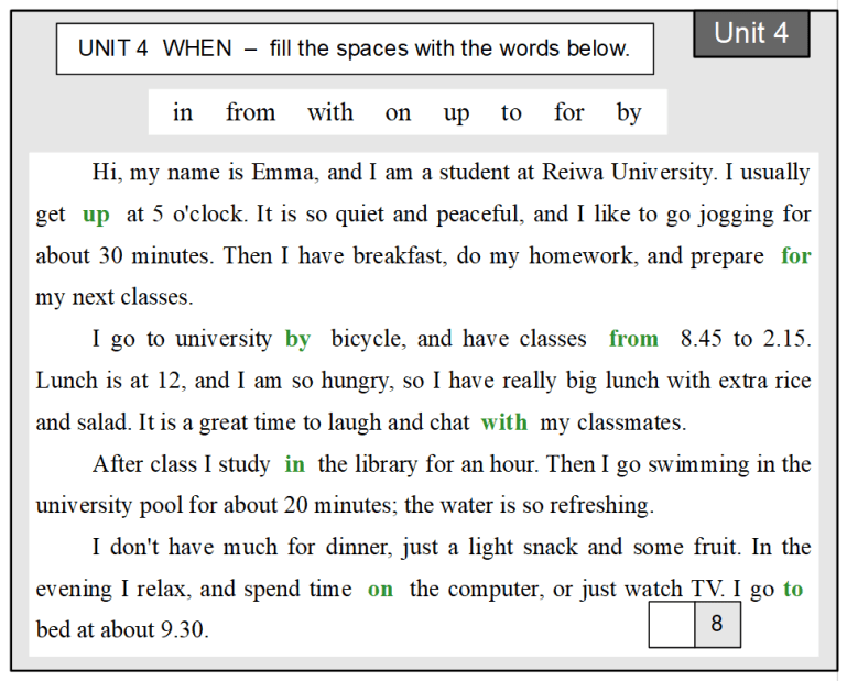 Revision Unit 4 answer